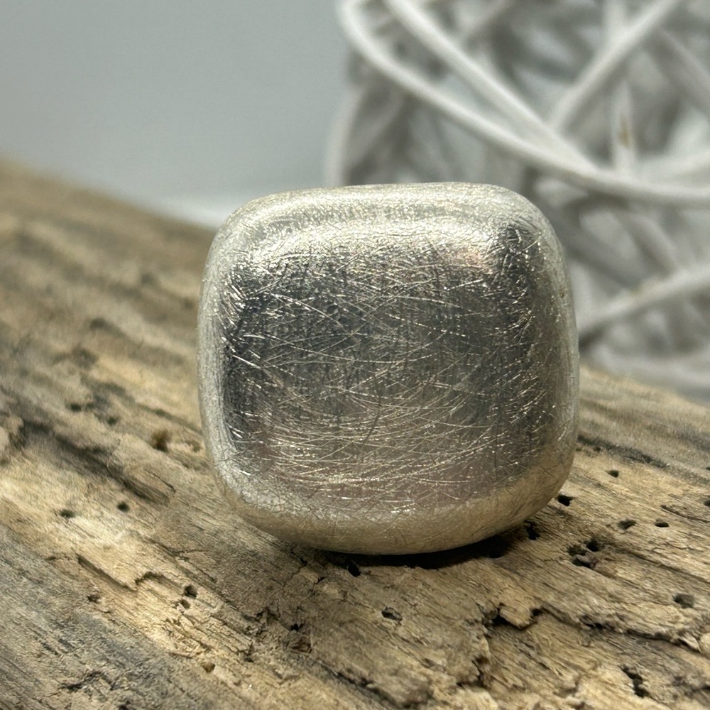 Sterling Silver Square Statement Ring - image 1